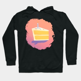 Birthday Cake Watercolor Celebration Hoodie